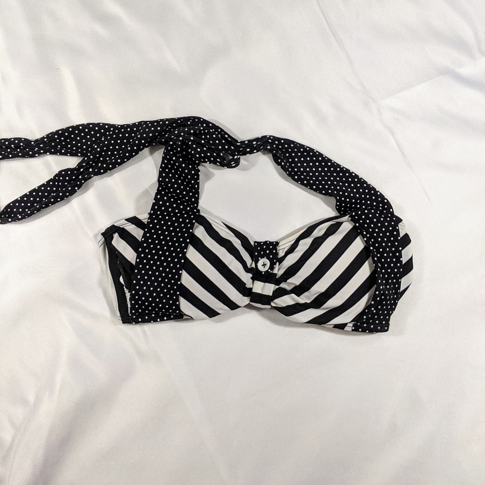 Unique Vintage retro swimsuit top